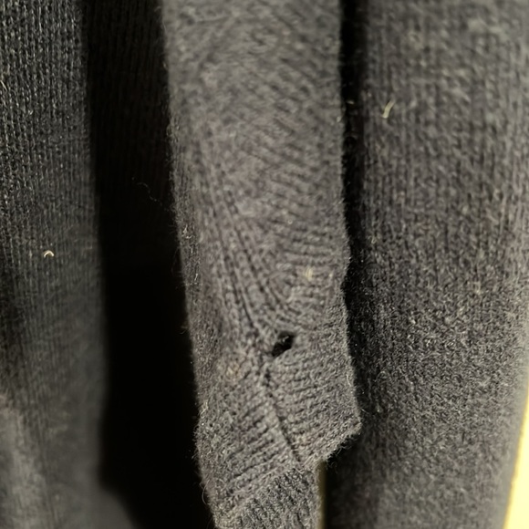 MENS JCREW button down sweater NAVY - Picture 5 of 5